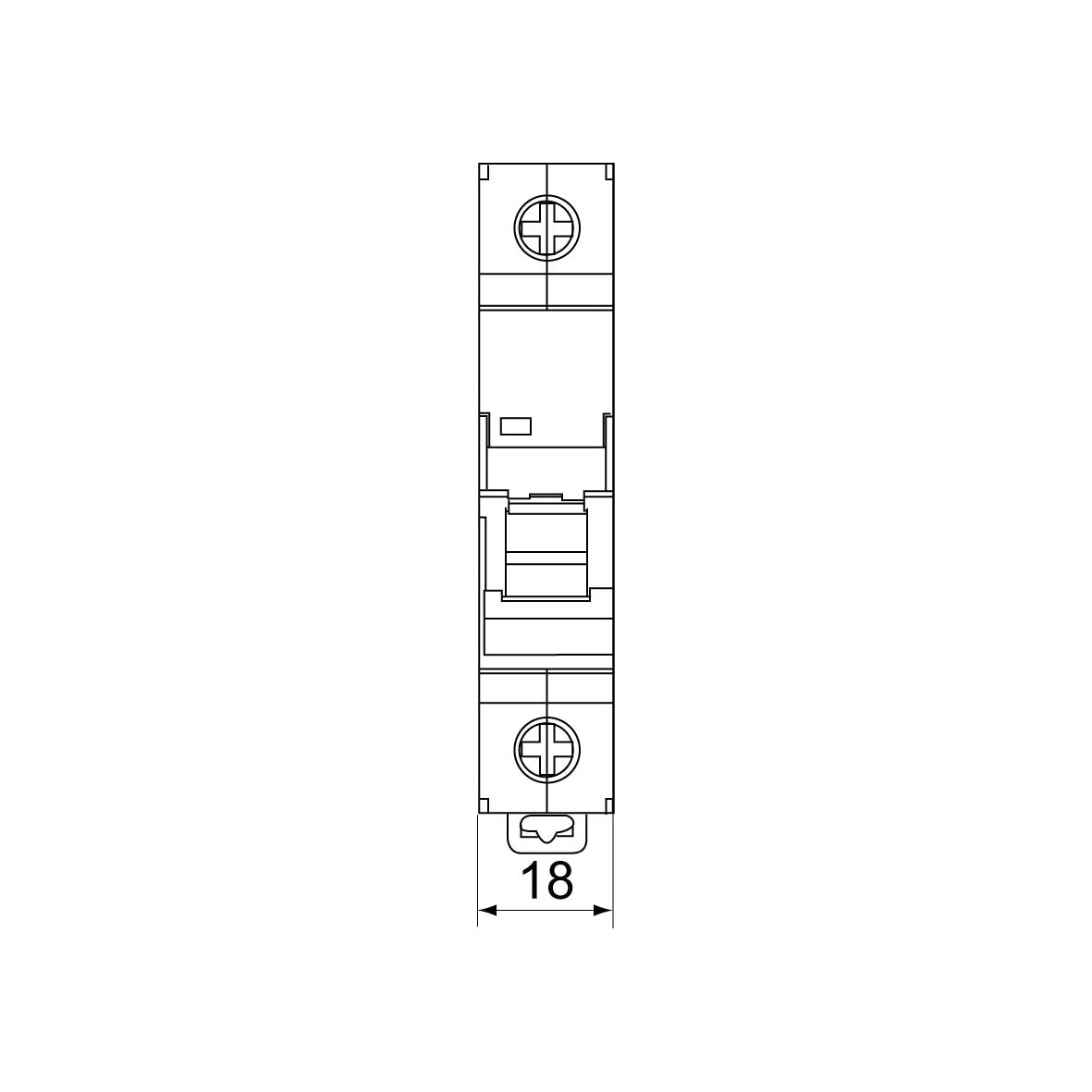 Automatsäkring 1-Polig 10A Typ C Rutab RSC-110