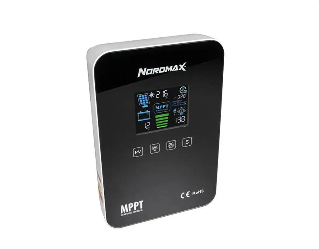 Nordmax - Solcellsregulator MPPT 12/24 v , 20A inbyggd bluetooth (NMSC20) Solproffset