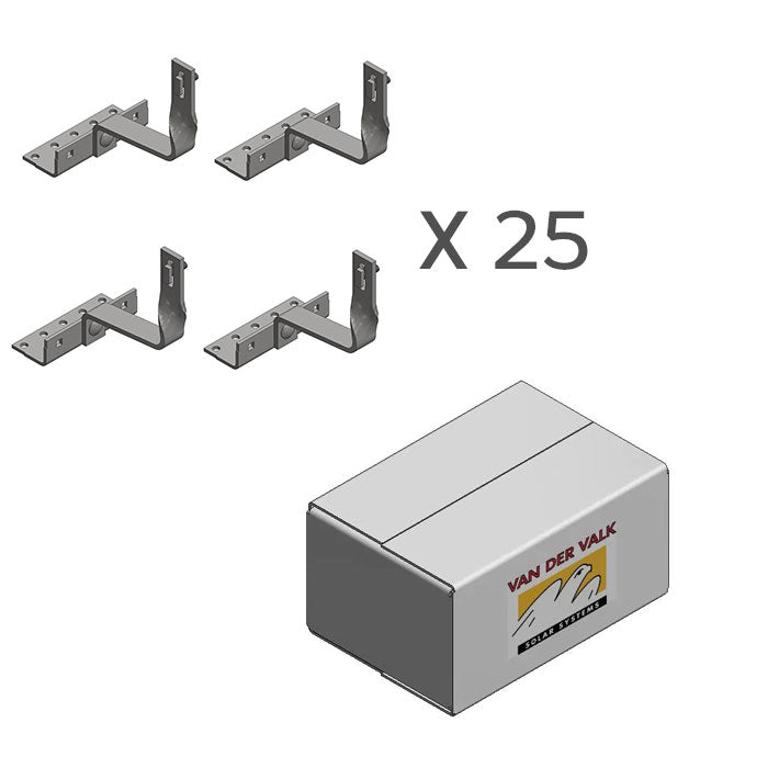 Hel låda - Van der Valk - 25 stycken Strongline Takkrok twisted - Landskap (747845)