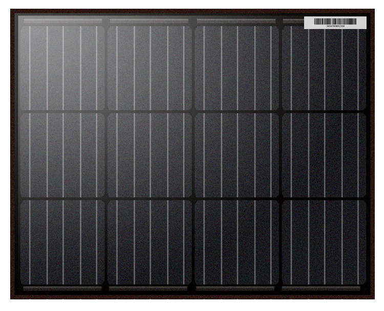 Nordmax - Solcellspanel Monokristallin 50W (NM50MB)