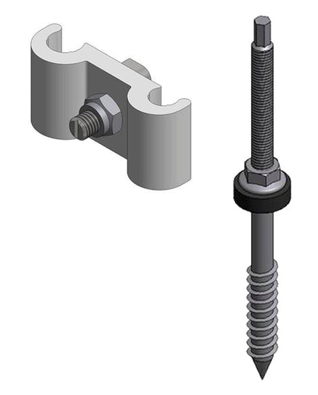 Van Der Valk solar - HangerBolt Set 10x250mm (721100 , 747917 ) Montagematerial Van der Valk Solar Systems